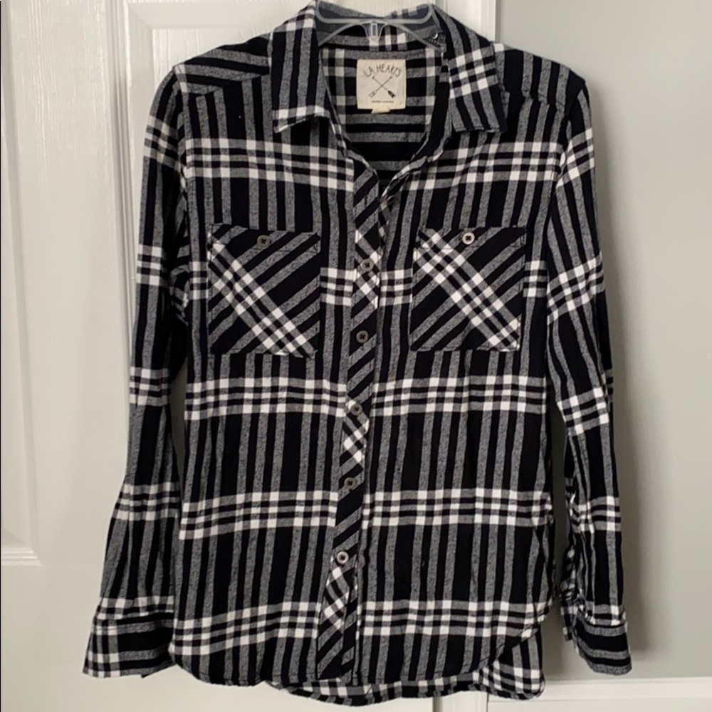 LA Hearts flannel shirt